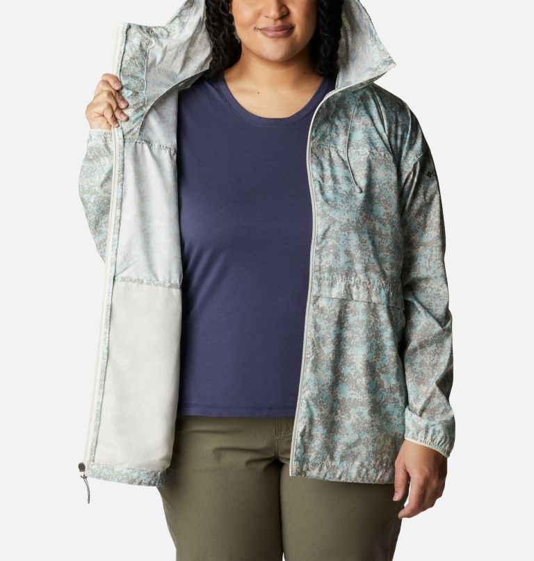 Women's Columbia Alpine Chill Windbreaker Jackets Green | Plus Size CA-DC385